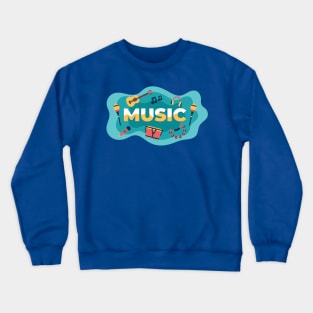 Music Crewneck Sweatshirt